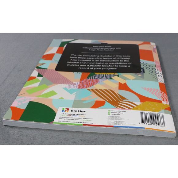 Large Print Puzzles Sudoku Hinkler120 Easy to Hard Puzzles Brain Training Book - Picture 5 of 5